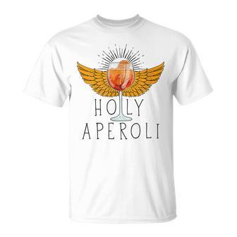 Holy Aperoli God Wine Glasses Saying T-Shirt - Geschenkecke