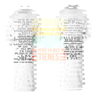 Hombre Padre Papa Mundo Mejor Hijo Hija Dia Del Padre Retro Manga Larga Camiseta unisex - Regaloses
