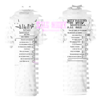 Homme Liste De Contrôle Pour Enterrement Deie De Jeune Fille Défi Pour Enterrement Deie De Jeune Fille T-Shirt - Cadeauxyz