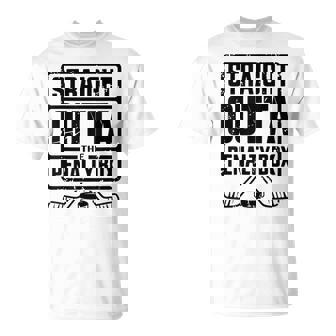 Ice Hockey Player Sport Straight Outta The Penalty Box T-Shirt - Seseable