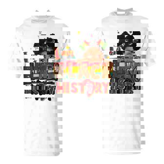 I'm Black History African American Messy Bun Girls Toddlers T-Shirt - Thegiftio UK