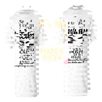 It's My Birthday March Happy Birthday To Me Leopard T-Shirt | Mazezy