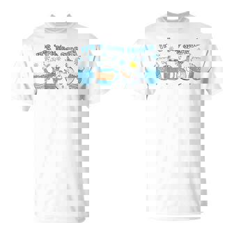 It's Freezing Season Hot Cocoa Cozy Christmas Winter Gloves T-Shirt - Monsterry