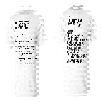 JERRY Definition Personalized Name Christmas T-Shirt - Monsterry