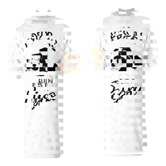 J'peux Pas Je Suis En Pyjama Ours Papa Dab T-Shirt - Cadeauxyz