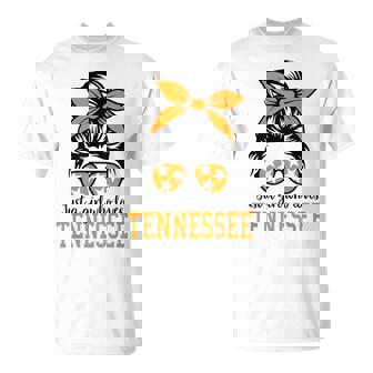Just A Girl Who Loves Tennessee Tennessee Girls Moms T-Shirt - Monsterry