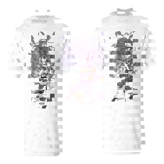 Kabuki Anime Mech Girl T-Shirt T-Shirt - Monsterry