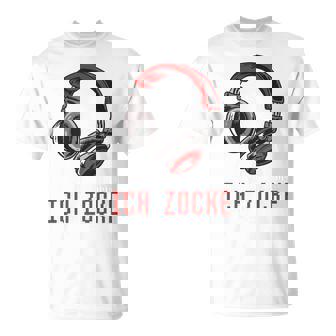 Kann Dich Nicht Hör- Ich Zcke Gamer Headset Gamer Long-Sleeved T-Shirt - Seseable