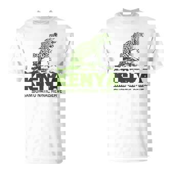 KENYA Africa Samburu Reserve African Safari Leopard T-Shirt - Monsterry