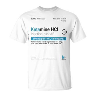 Ketamine Hci Keta Trip Rave Festival Techno T-Shirt - Geschenkecke