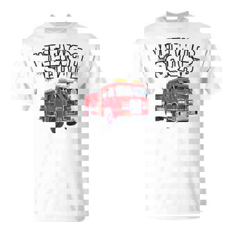 Kids Weewoo Squad Fire Truck Lover Halloween Costume T-Shirt - Monsterry