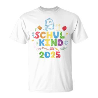 Kinder Einschulung 2025 Schulkind 2025 T-Shirt - Geschenkecke