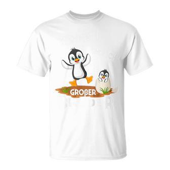 Kinder Endlich Großer Bruder Son Sibling Penguin T-Shirt - Geschenkecke