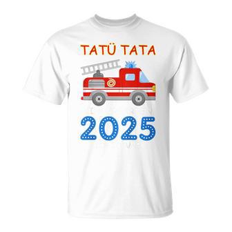 Kinder Feuerwehr Kindergarten 2025 Ich Komme Tatü Tata Kiga Kita T-Shirt - Geschenkecke