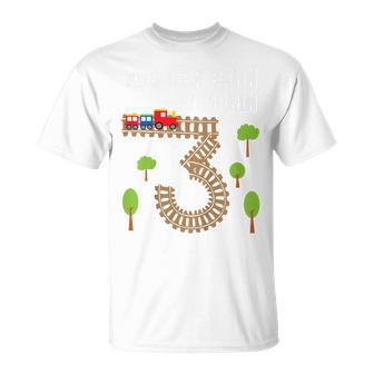 Kinder Geburtstags 3 Jahre Junge Zug Eisenbahn Geburtstag T-Shirt - Geschenkecke
