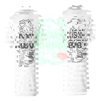Kiss Me Cowboy I'm Irish T-Shirt - Monsterry
