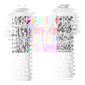 Konfetti Im Herzen Luftschlangen In Der Seele Motto Lustiges T-Shirt - Geschenkecke