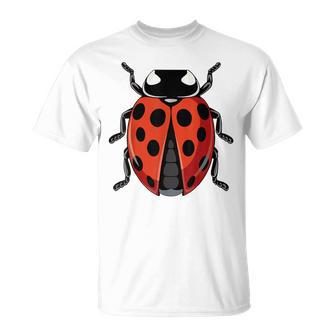 Ladybug Adult Children Ladybird Costume Red T-Shirt - Geschenkecke