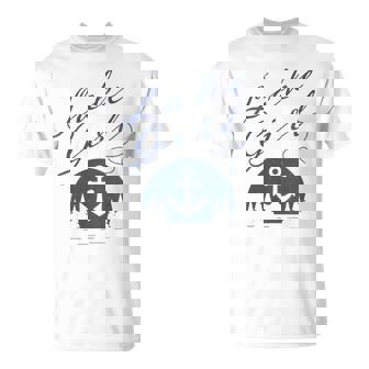 Lake Girl Outdoor Living Lakeside Trees Water Nature Anchor T-Shirt - Monsterry