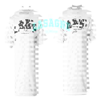 Lasagne Al Forno X Italienische Sprache Pasta Esse N Italy Gray T-Shirt - Geschenkecke