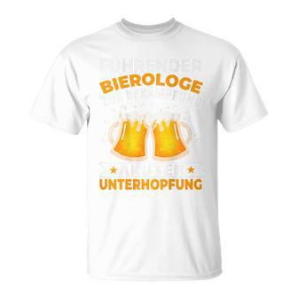 Leader Bierologist For Fighting Acute Underhoping T-Shirt - Geschenkecke