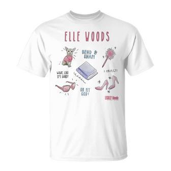 Legally Blonde Elle Woods Sketches T-Shirt - Geschenkecke