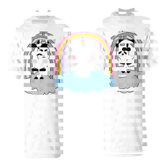 Licorne Panda Arc-En-Ciel Pandicorn I Love Pandacorn T-Shirt - Cadeauxyz