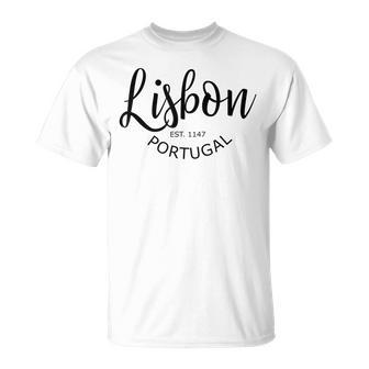 Lisboa Portugal Europaiajes Portugal Ciudad Lisboa Camiseta unisex - Regaloses