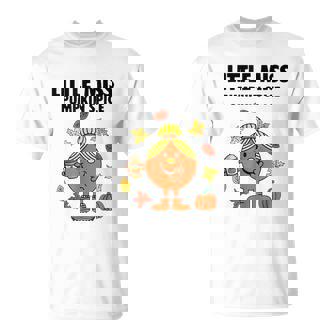 Little Miss Pumpkin Spice Cute Fall Autumn Thanksgiving T-Shirt - Monsterry