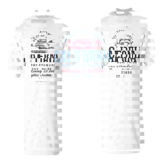 Look-Vintage Style Rétro États-Unis Californie T-Shirt - Cadeauxyz