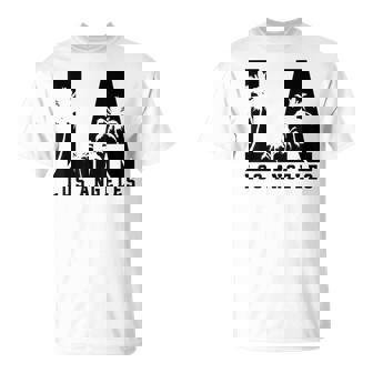 Los Angeles La California Souvenirs Co Gris Classique Homme S T-Shirt - Cadeauxyz