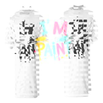 I Love To Finger Paint I'm Paint Couple T-Shirt | Mazezy