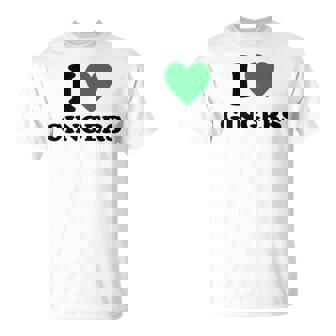 I Love Gingers Ginger Lover Redhead St Patrick’S Day T-Shirt - Thegiftio UK