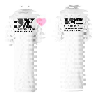 I Love Heart My Mother-In-Law T-Shirt - Seseable