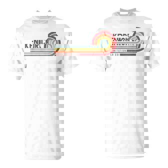 I Love Kendrick Personalizado Retro Sunset Primer Nombre Camiseta unisex - Regaloses
