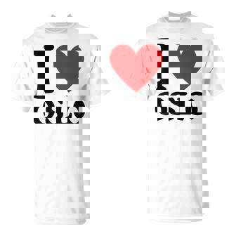 I Love Oslo I Heart Oslo T-Shirt - Cadeauxyz