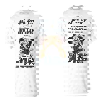 Love Pugs Cute Pug Lover Saying For Boys Camiseta unisex - Regaloses