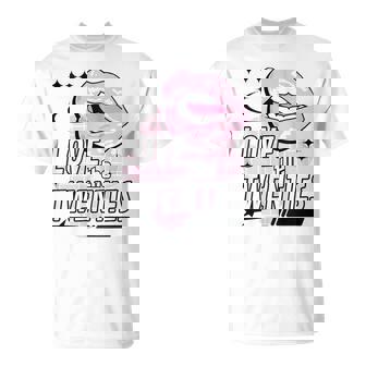 Love The Twenties 2000S Labios Love The Twenties Sin Mangas Camiseta unisex - Regaloses