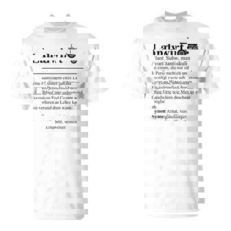 Lustiger Bauer Spruch Traktor Landwirt Lustig T-Shirt - Geschenkecke