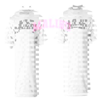 Malibu California Usa College Style T-Shirt - Seseable