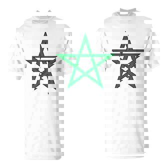 Marocain Fier Marocaine Fière Drapeau Maroc Cadeau Racine T-Shirt - Cadeauxyz
