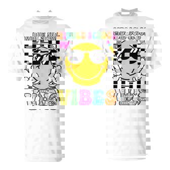 Middle School Vibes Back To School Middle School Teacher T-Shirt - Monsterry