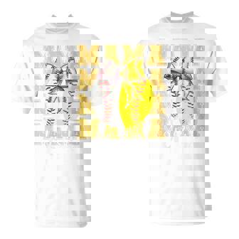 Mom Of Both Baseball Softball Coquette Baseball T-Shirt - Thegiftio