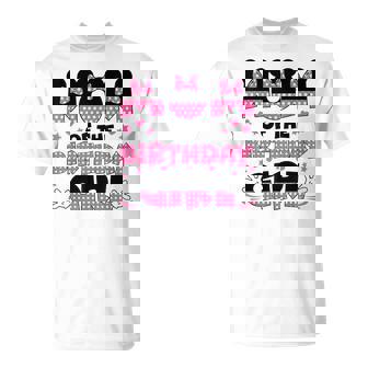 Mom And Dad Of The Birthday Girl Family Matching Party T-Shirt - Monsterry