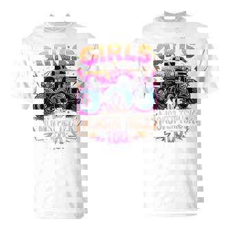Monster Truck Girls Like Monster Trucks Too T-Shirt | Mazezy
