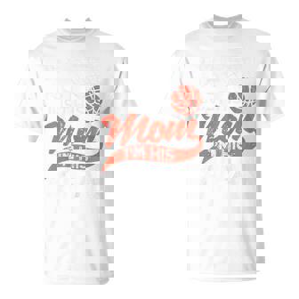 Mother Player Mother's Day Basketball Mom Number One Fan T-Shirt - Seseable