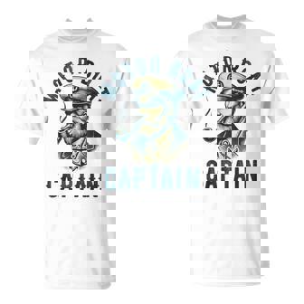 Motor Boat Captain For Boat Owner Captain Boating T-Shirt | Mazezy