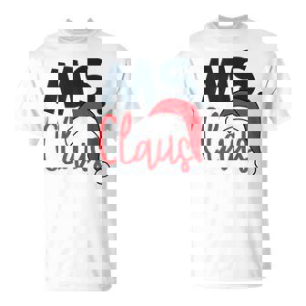 Mr And Ms Claus Couples Matching Christmas Pajamas Santa T-Shirt - Monsterry