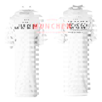 Munich Germany Munich Bavaria Germany Gray T-Shirt - Geschenkecke