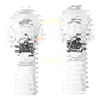 Nacido En 1971 54 Años Cumpleaños Moto Biker Hombre Motero Manga Larga Camiseta unisex - Regaloses